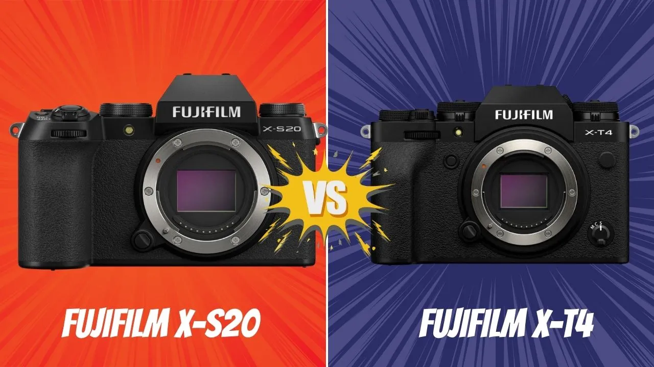 Fujifilm X-S20 VS Fujifilm X-t4