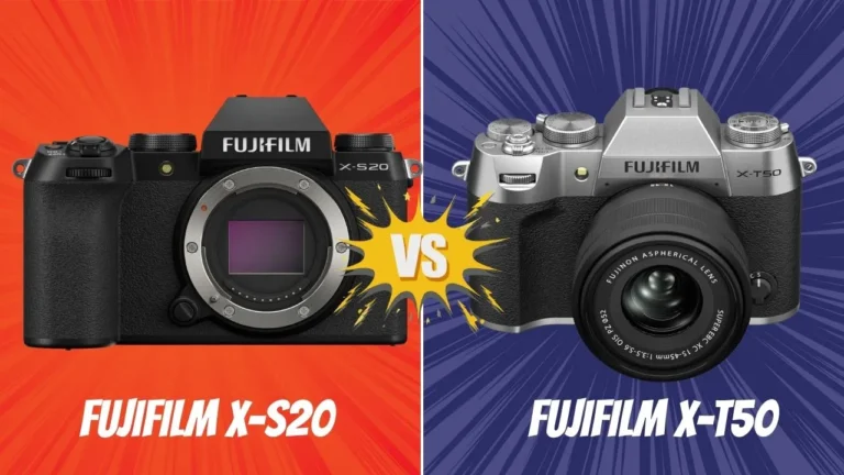 Fujifilm X-S20 VS Fujifilm X-t50