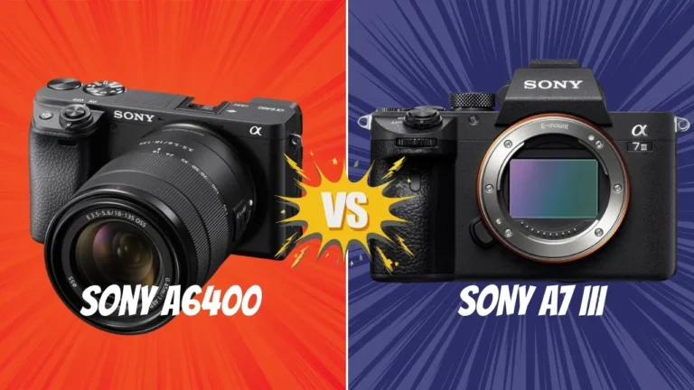Sony A6400 vs Sony A7 III