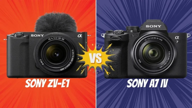 Sony ZV-E1 VS Sony A7 IV