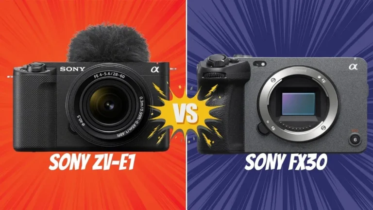 Sony ZV-E1 VS Sony FX30