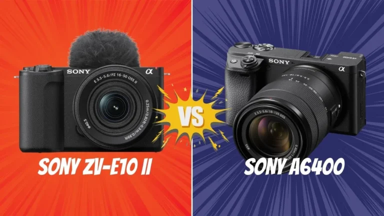 Sony ZV-E10 II VS Sony A6400