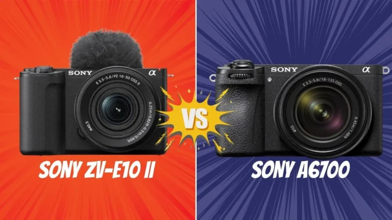 Sony ZV-E10 II VS Sony A6700