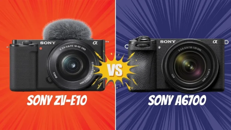 Sony ZV-E10 VS Sony A6700