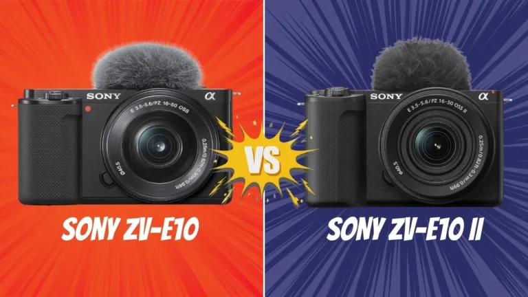 Sony ZV-E10 vs Sony ZV-E10 II