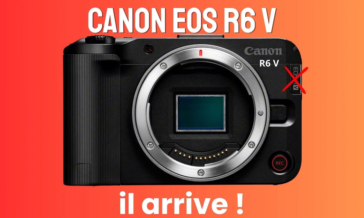 canon eos R6 V news infos date de sortie prix